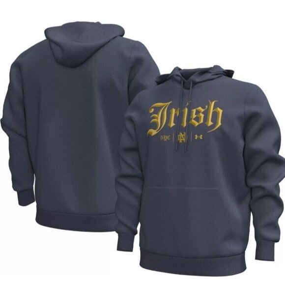 Under Armour Other - Men's Under Armour Navy Notre Dame Fighting Irish 2024 Shamrock Series Size 2XL